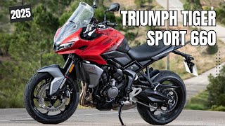 2025 New Motorcycle Triumph Tiger Sport 660 Unveiled [upl. by Franek]