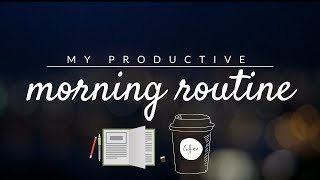 Productive morning routine ❄️ 2018  studytee [upl. by Verada]