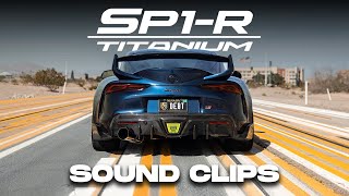 SP1R Sound Clips  Deepest A90 Supra Exhaust  Driving Impressions [upl. by Branch]