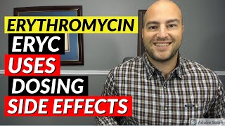 Erythromycin Eryc  Pharmacist Review  Uses Dosing Side Effects [upl. by Chen]