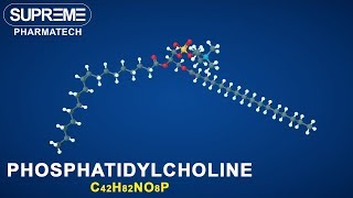 Phosphatidylcholine  C42H82NO8P  3D molecule [upl. by Anaujait802]