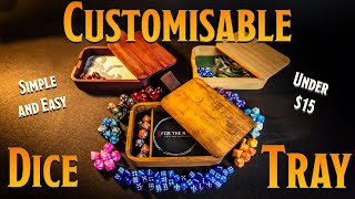 CUSTOMISABLE DICE TRAY  Under 15 DND Warhammer 40K Age of Sigma Dice Tray [upl. by Llehcor506]