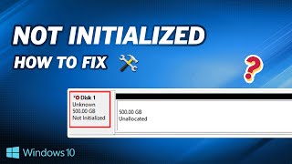 How to Fix External Hard Drive Not Initialized [upl. by Nah461]