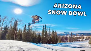 Arizona Snowbowl Terrain Parks Are NEXT LEVEL [upl. by Delcine]