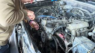 1997 Toyota Tacoma 3RZ Engine Removal Part 2 of 8 [upl. by Tamma]