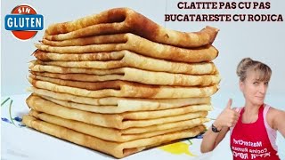 Clatite Pas Cu Pas Fara Gluten  Crepas Sin Gluten  BUCATARESTE CU RODICA [upl. by Filippo]