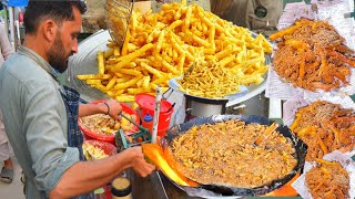 Afghani Young Boy Selling FRENCH FRIES FINGER CHIPS  Hardworking Afghani Boy  Street Food Afghani [upl. by Drofnas]