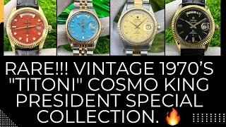 Rare Vintage 1970’s quotTitoniquot Cosmo King President Special Collection 🔥 [upl. by Sinylg154]