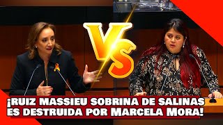 ¡VEAN ¡La SOBRINA de SALINAS es DESTRUIDA por MARCELA MORA por USAR RENUNCIA de ZALDÍVAR vs AMLO [upl. by Anele]