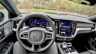 2023 Volvo S60 Recharge Plugin Hybrid T8 Ultimate Black Edition  POV Review [upl. by Teria]