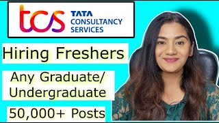 TCS Mass Hiring 2023  Fresher Undergraduates amp Graduates  MNC Non IT Latest Job 2023 [upl. by Rratsal]