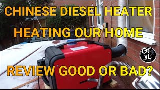 CHINESE DIESEL HEATER HEATING OUR HOME REVIEW GOOD OR BAD [upl. by Dill]