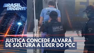 Marcola Justiça concede alvará de soltura a líder do PCC  Brasil Urgente [upl. by Hannover]