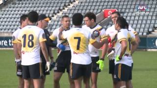 Indigenous All Stars warm up  AFL [upl. by Naval973]