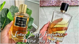 What I Wore This Week  Fragrance Rotation [upl. by Audras]