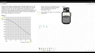 Examentraining Havo natuurkunde 2023I opgave 1 Gasniveau meten [upl. by Flore]