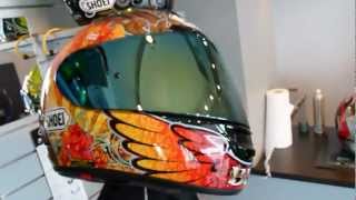 Shoei XSpirit II BBoz Ben Bostrom TC8 Helmet [upl. by Gillan]