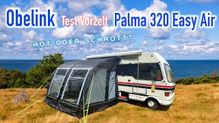 Obelink Test preiswertes Vorzelt Easy Air 320 für Wohnmobil Markise Wohnwagen Hot oder Schrott [upl. by Gunar]