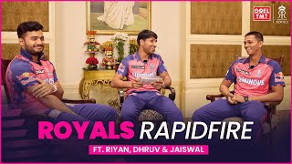 Royals Rapid Fire with Dhruv Yashasvi amp Riyan  IPL 2023  Rajasthan Royals [upl. by Anyala533]