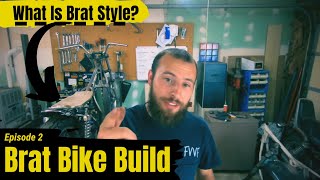 Suzuki GS550 Brat Style Motorcycle Build  What Is Brat Style [upl. by Dew]