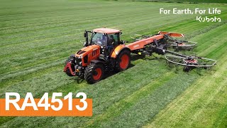 RA4513 For next level raking  Kubota 2020 [upl. by Pete722]