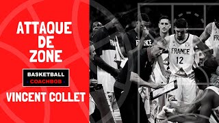 Attaque de zone par Vincent Collet Zone Offense [upl. by Salomie854]