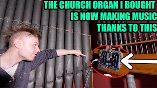 I BOUGHT A CHURCH ORGAN Part 3  Its Playing music [upl. by Anaizit]