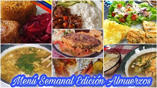 MENÚ SEMANAL  Ideas para almuerzos fáciles y rápidos  Cocina Con Nelu [upl. by Airotnes527]