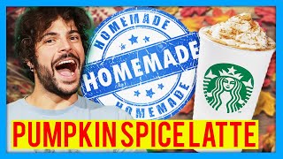 STARBUCKS  Pumpkin Spice Latte  HOMEMADE  Cucina Buttata [upl. by Mcclenon]