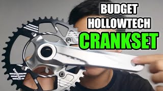 BUDGET HOLLOWTECH CRANKSET REVIEW  Jade Cycling [upl. by Nolyk]