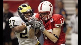 2005 Alamo Bowl 20 Michigan vs Nebraska No Huddle [upl. by Gilman931]