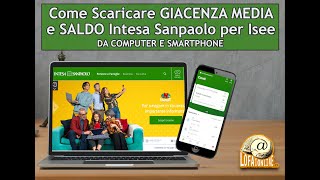 Come Scaricare Giacenza Media e Saldo Intesa San Paolo  Guida [upl. by Ahseal]