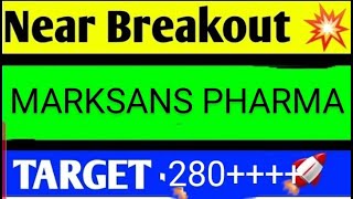 MARKSANS PHARMA SHARE LATEST NEWS TODAYMARKSANS PHARMA SHARE TARGETMARKSANS PHARMA SHARE ANALYSIS [upl. by Rehctelf]