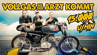 VOLLGAS bis der Arzt kommt  Die finale Schlacht bei 15000 UMIN  Zündapp 517  Andi Feldmann [upl. by Cristobal919]