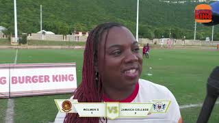 ISSA Burger King U16 Urban Football Final Jamaica College vs Wolmers [upl. by Nanine]