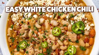 Smoked White Chicken Chili  Heath Riles BBQ [upl. by Ladnyc326]