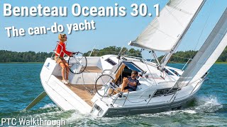 Beneteau Oceanis 301 Sailboat Tour 2021 PTC Walkthrough [upl. by Marcell]