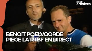 Culte  Benoît Poelvoorde piège la RTBF en plein direct télévisé [upl. by Woodie]