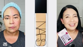 NARS Radiant Longwear Foundation VANUATU amp DIY Lashes [upl. by Alejo]