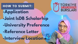 Step 6 Turkiye Scholarships JointISDB  How to Submit Application Reference Letter Universities [upl. by Reseta201]