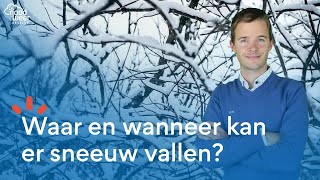 LIVE WAAR EN WANNEER TREKT DE SNEEUWZONE OVER [upl. by Ahtnams]