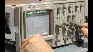 Tektronix 2445a Analogue scope Is it worth repairing [upl. by Kaden636]