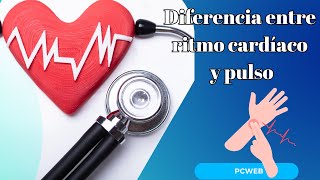 Diferencia entre ritmo cardiaco y pulso [upl. by Janeczka743]