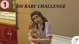 Rencontre animal et 1er rencard qui se passe plutôt malEP 1 100 BABY CHALLENGE 🍼✨sims 4 [upl. by Euell21]