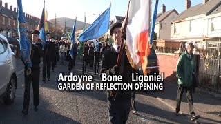 Ardoyne Republicans open Garden of Reflection to local Victims of the Conflict [upl. by Olegnaed]