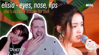 ELISIA  Eyes Nose Lips cover Taeyang REACTION [upl. by Octavus60]