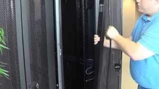 Installing an Enlogic ENseries PDU into a HP or Rittal rack [upl. by Llecrad]