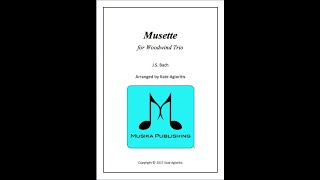 Musette  Woodwind Trio  Sheet Music [upl. by Omer]