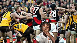 AFL Biggest Hits and Bumps of All Time AFL Reaction [upl. by Ahsin418]