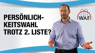 Firma mit mehr als 100 Arbeitnehmer plant Persönlichkeitswahl nun taucht 2 Liste auf  was nun [upl. by Enilrad938]